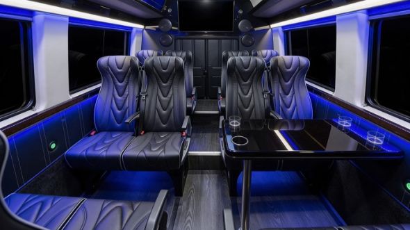 20 passenger sprinter van interior reading