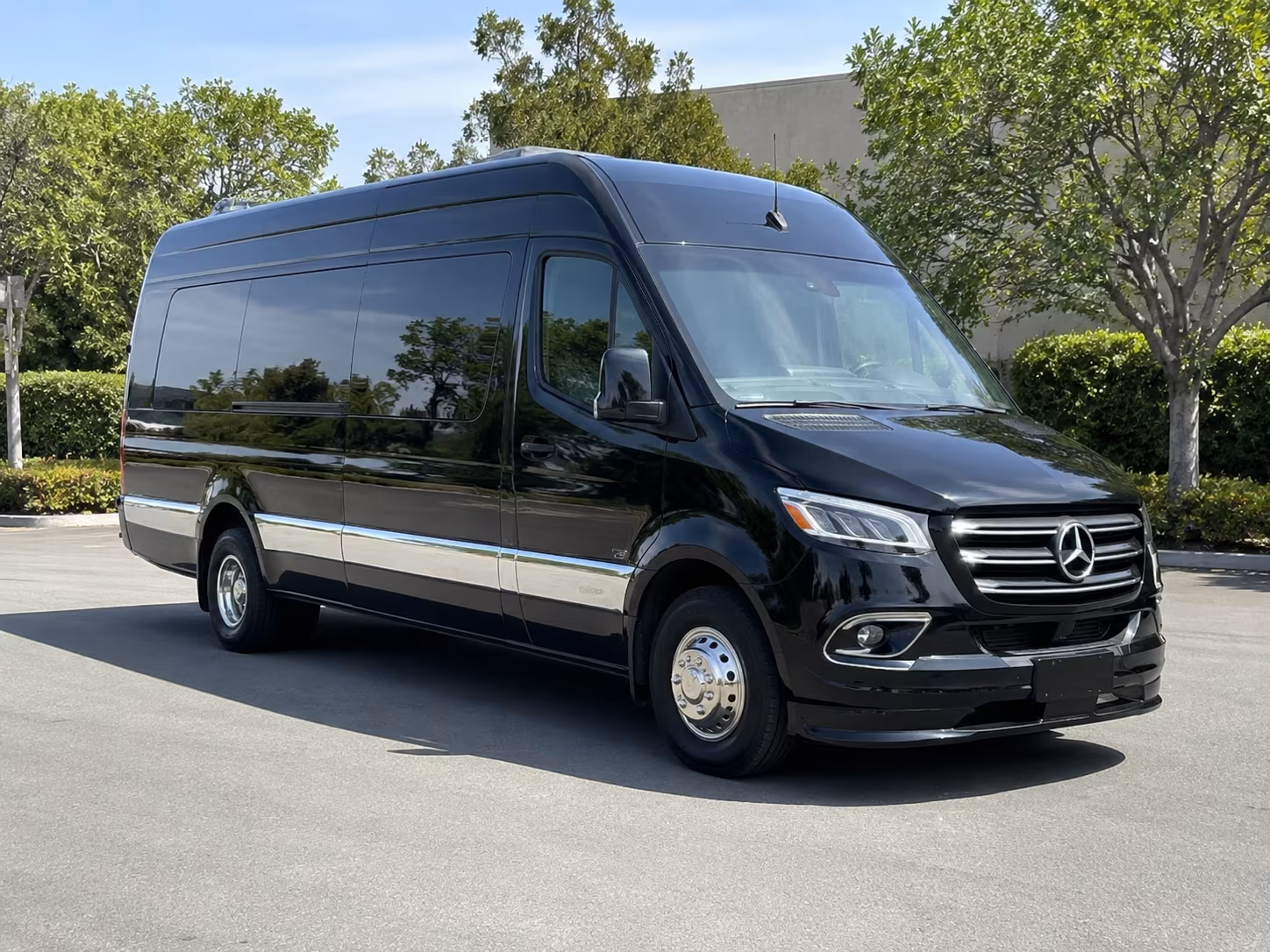 conference and convention attendee sprinter van shuttles in philadelphia