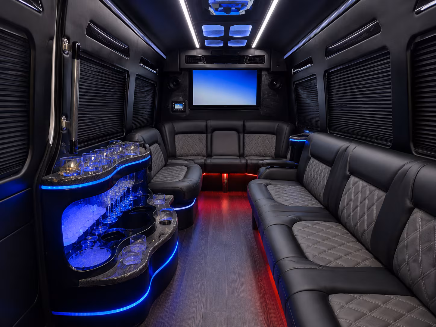 philadelphia sprinter limousine interior